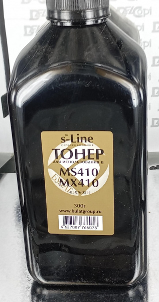 Тонер Lexmark MS410/MX410 банка 300г 505X/605H БУЛАТ s-Line